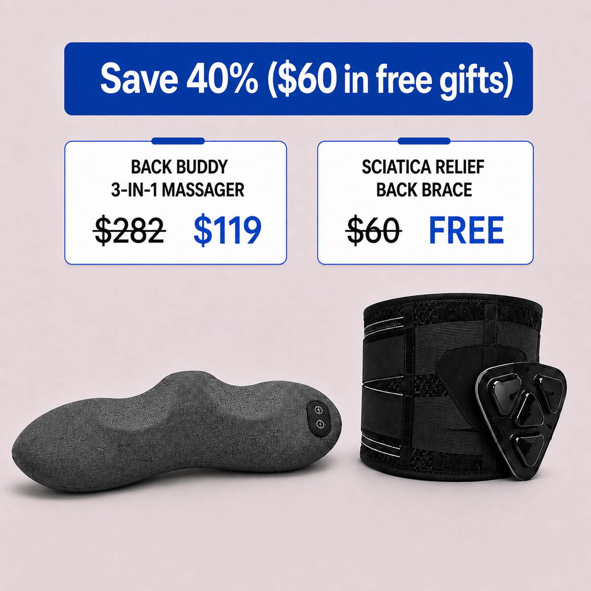 Back Buddy™ Triple Fusion Massager