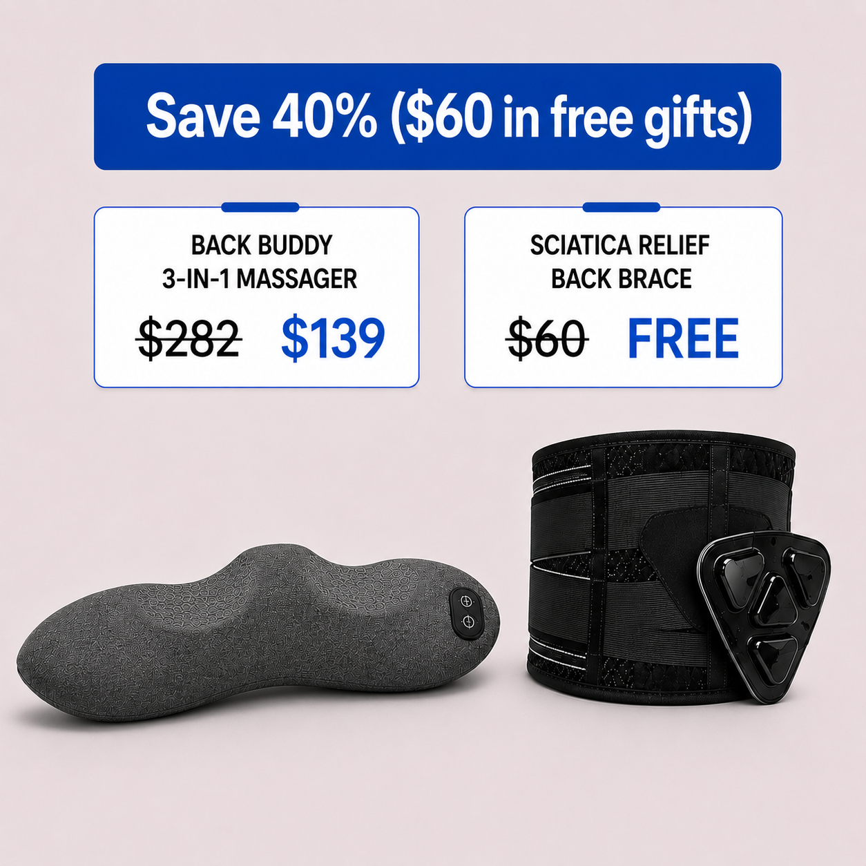 Back Buddy™ Triple Fusion Massager